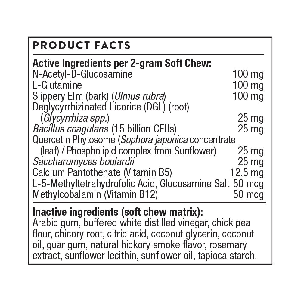 Thorne Vet, Gut Health Formula (formerly Gastriplex®), 180 Soft Chews UPC 693749011415 | HiLife Vitamins