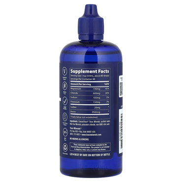 Trace Minerals, 40,000 Volts, Electrolyte Concentrate, 8 fl oz (237 ml) UPC 878941001109 | HiLife Vitamins
