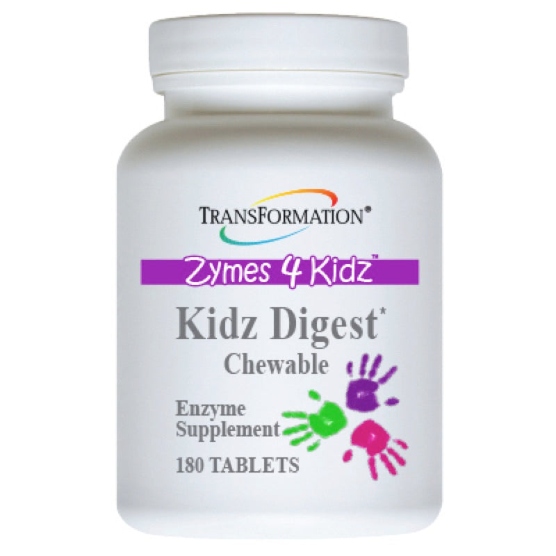 Transformation Enzyme, Kidz Digest Chewable, 180 Tablets UPC 632889700254 | HiLife Vitamins