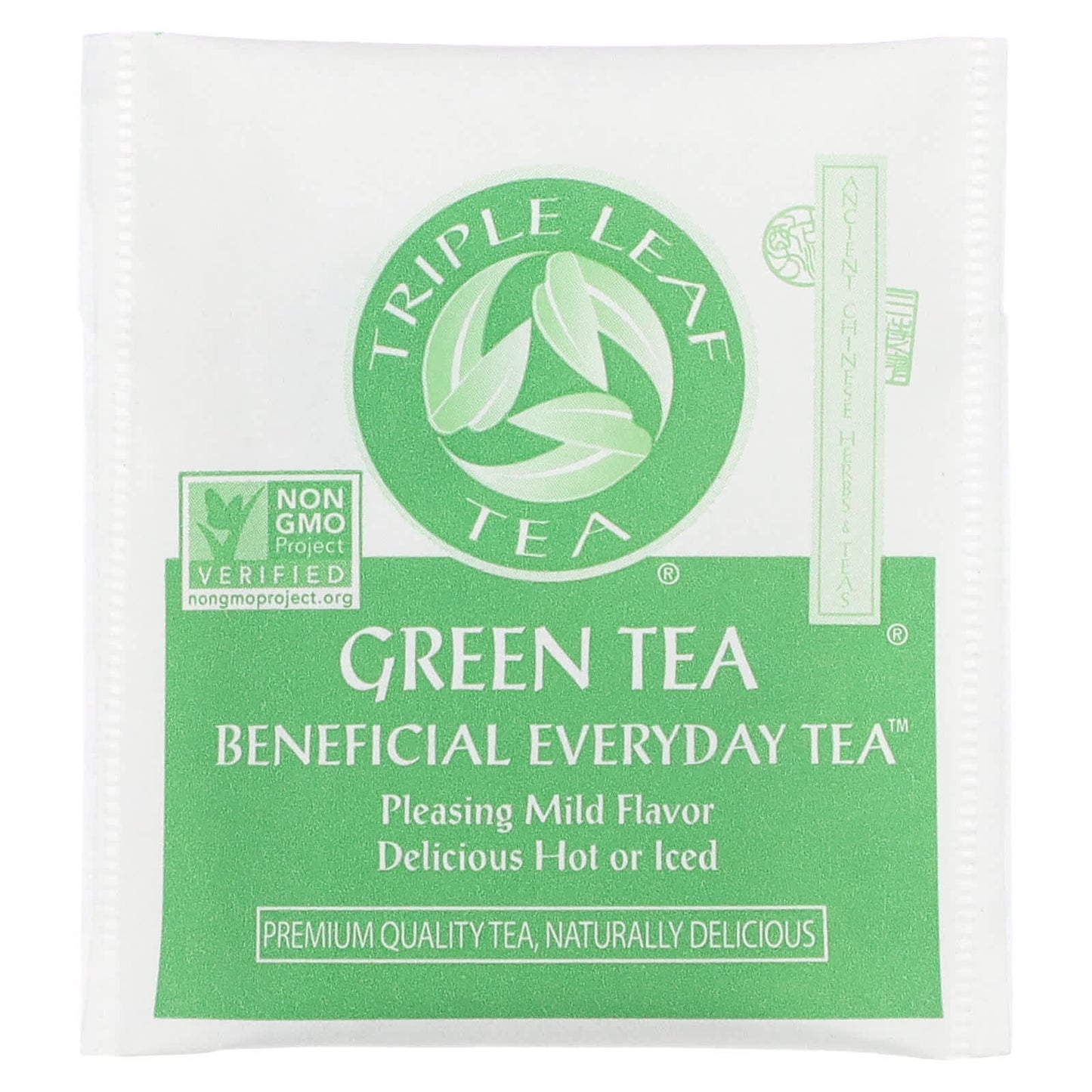 TRIPLE LEAF TEA, Green Premium Tea, 20 BAG UPC 023991000019 | Hilife Vitamins