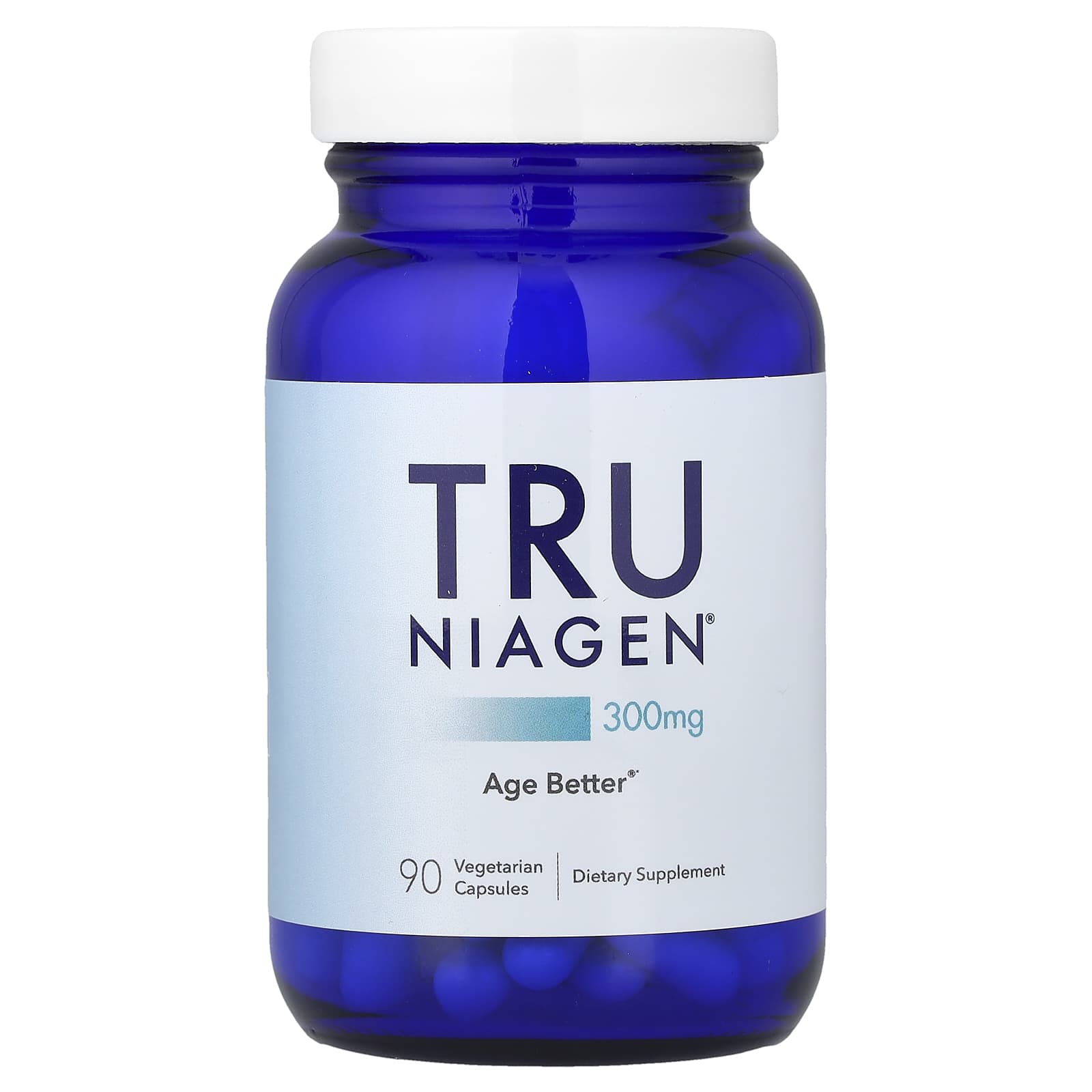 Tru Niagen, Age Better®, Nicotinamide Riboside (NR), 300 mg, 90 Vegetarian Capsules UPC 850015311895 | Hilife Vitamins