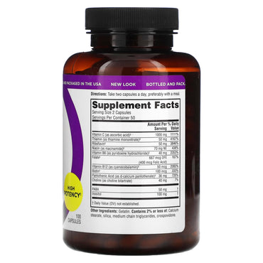 Twinlab, Stress B-Complex, 100 Capsules UPC 027434006422 | Hilife Vitamins