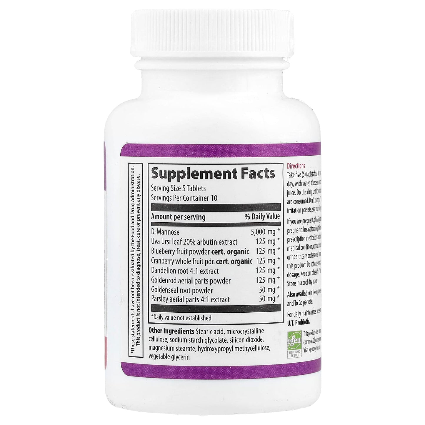 Vibrant Health, U.T. Vibrance, 50 Tablets UPC 074306800503 | HiLife Vitamins
