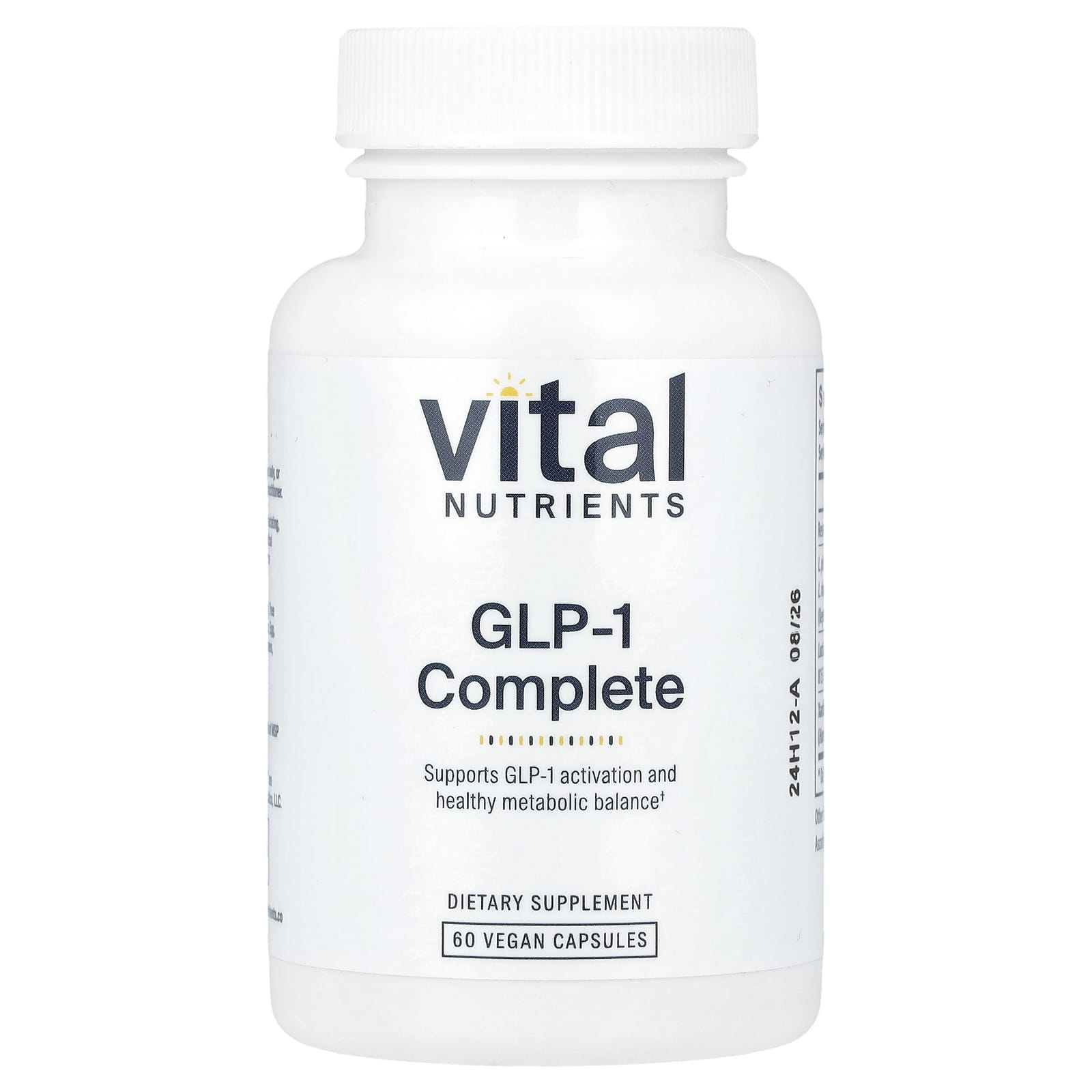 Vital Nutrients, GLP-1 Complete, 60 Vegan Capsules UPC 693465000076 | HiLife Vitamins
