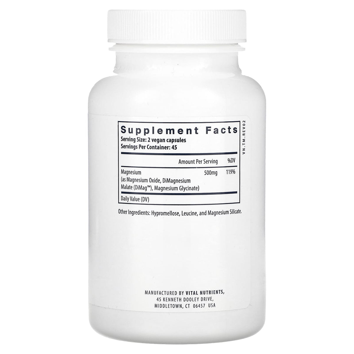 Vital Nutrients, Triple Magnesium 250 mg, 90 Capsules HiLife Vitamins