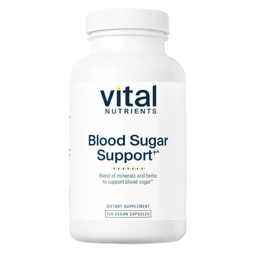 Vital Nutrients, Blood Sugar Support, 60 Vegan Capsules - HiLife Vitamins