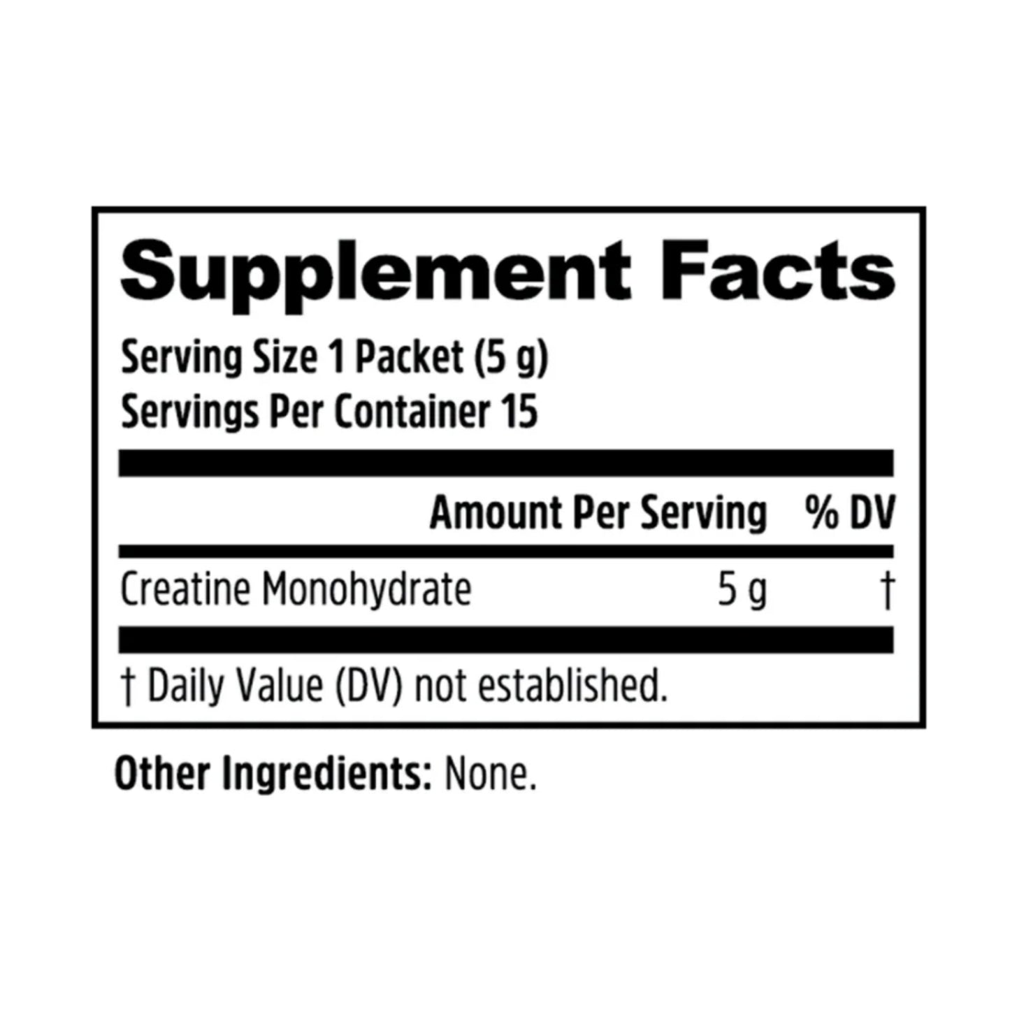 Zhou Nutrition, Creatine Stick Packs, 15 Packs UPC 669191570411 | Hilife Vitamins