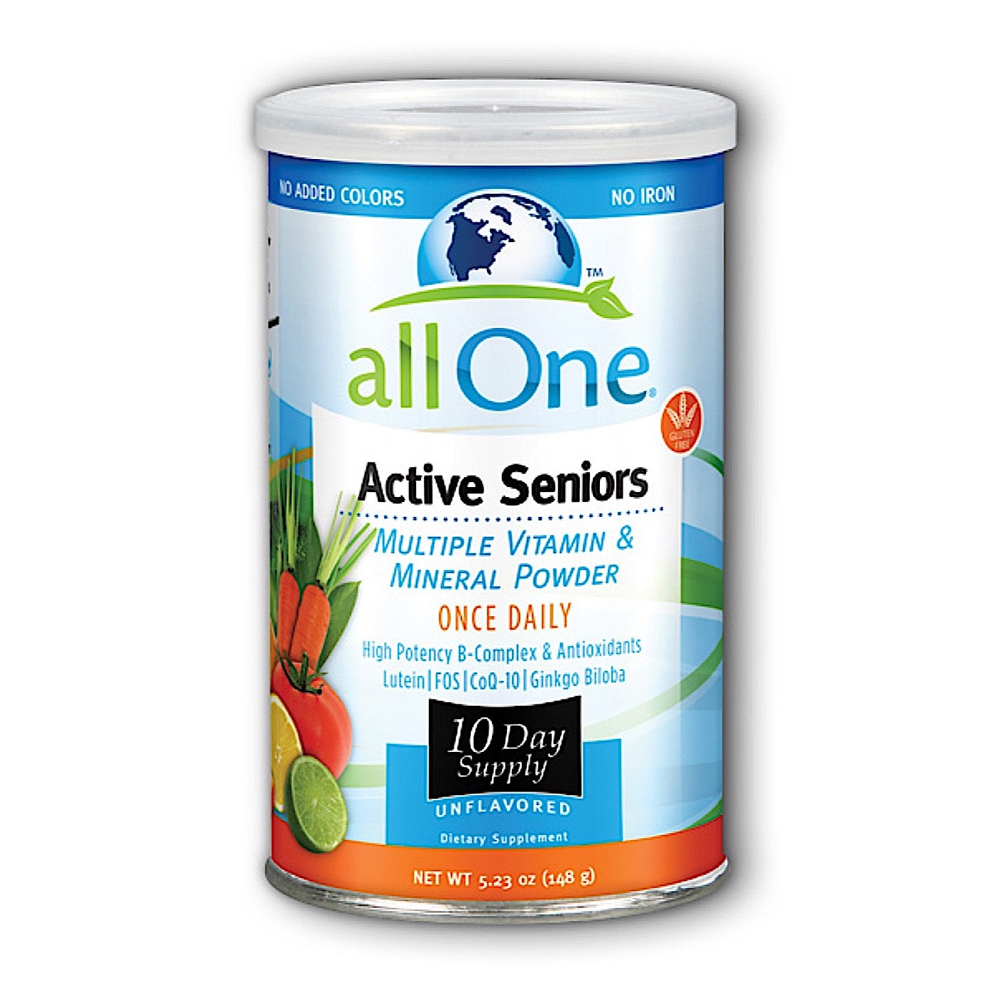 All-One Nutritech, Active Seniors Multiple Vitamins and Minerals, 5.29 Oz UPC 052534000018 | HiLife Vitamins