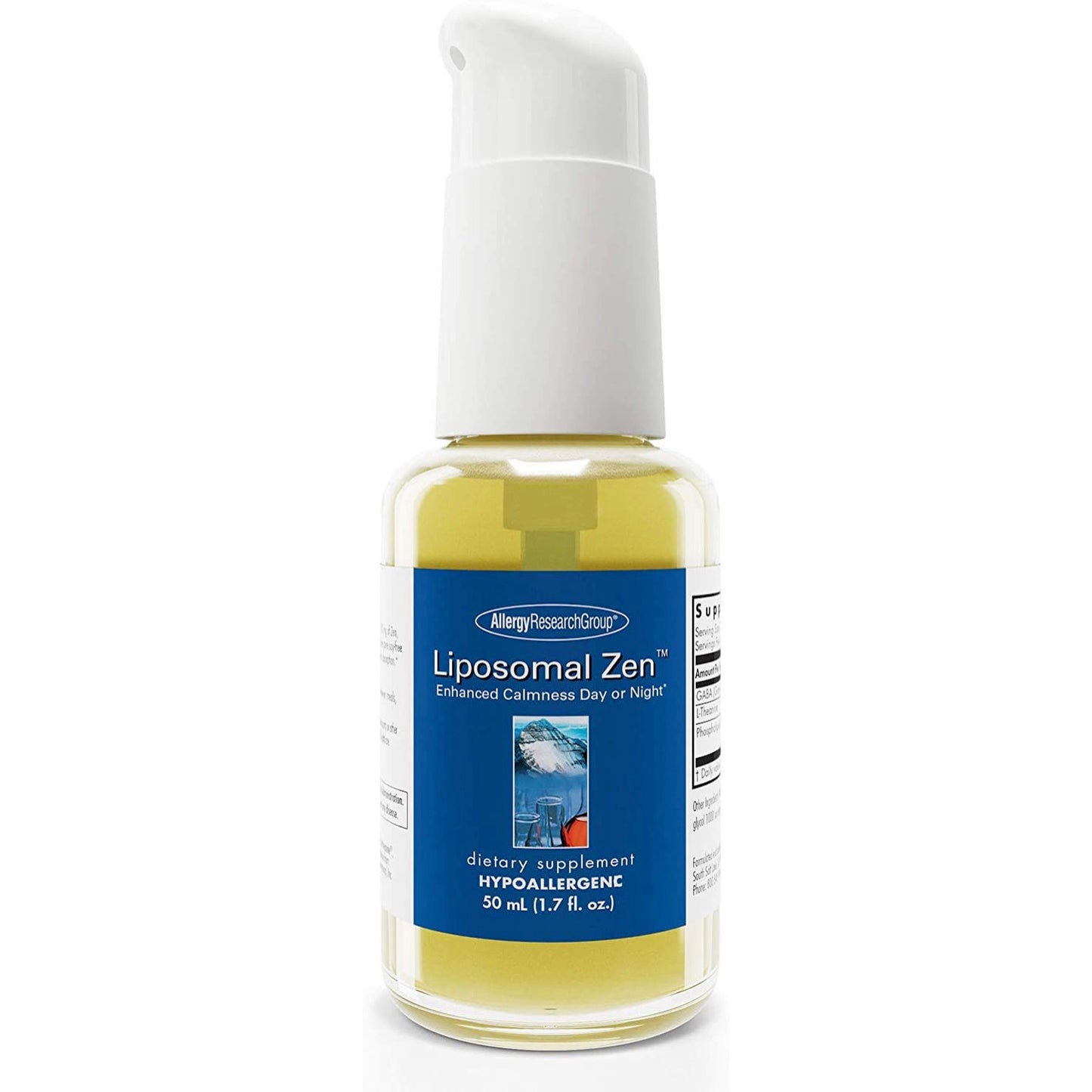 Allergy Research Group, Liposomal Zen Enhanced Calmness Day or Night, 1.7 Fl Oz UPC 713947768109 | HiLife Vitamins