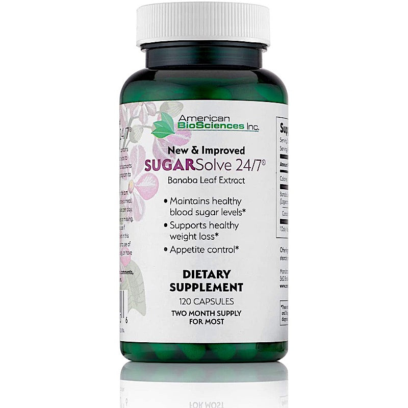 American Biosciences, Sugar Solve 24/7, 120 Capsules UPC 678226131206 | HiLife Vitamins