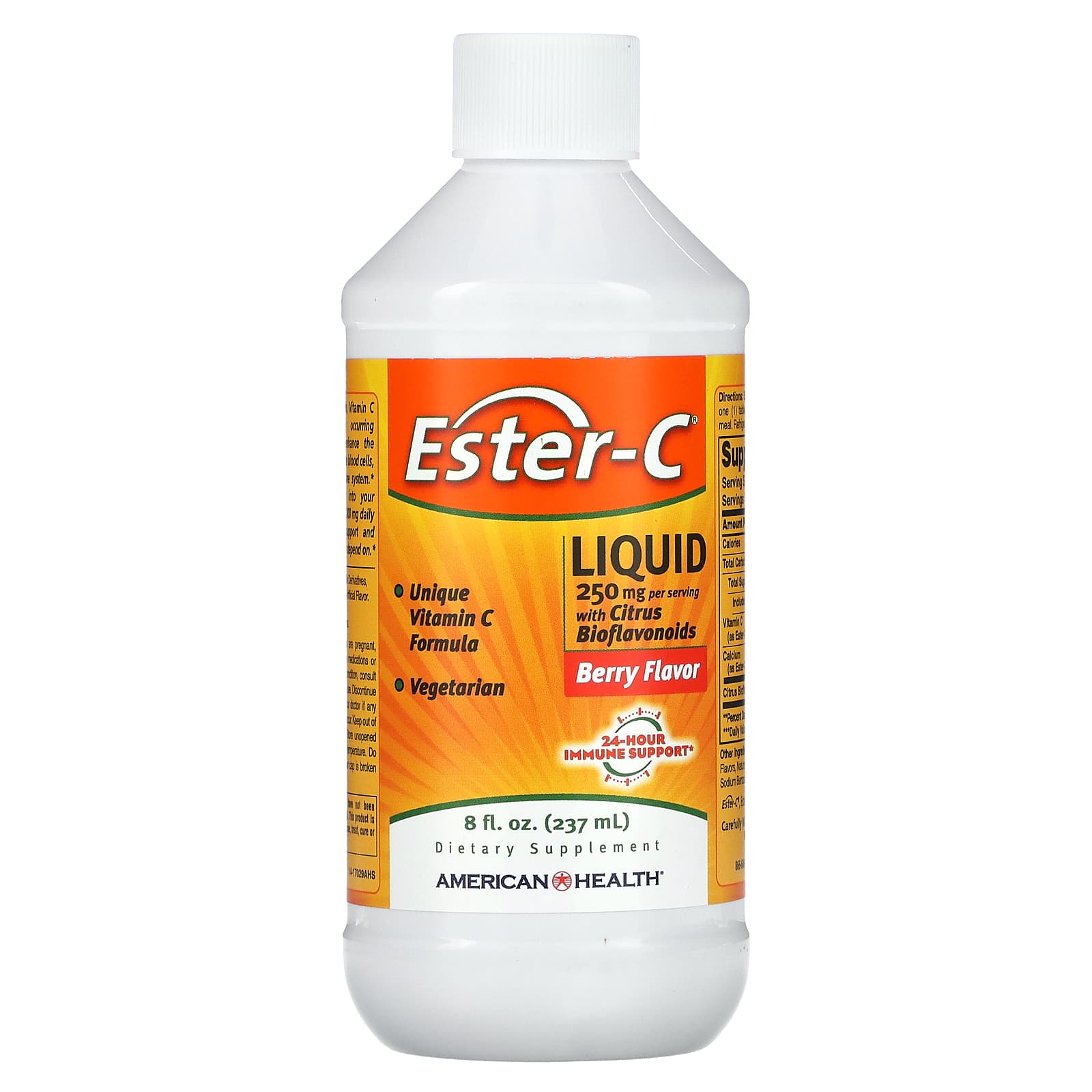 American Health, Ester-C Liquid, 8 Oz UPC 076630170291 | HiLife Vitamins