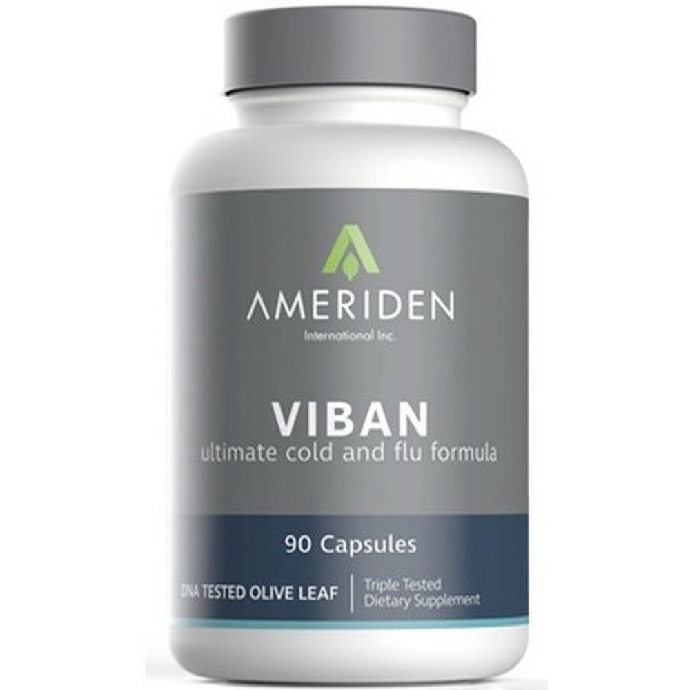 Ameriden, VIBAN Ultimate Cold & Flu Formula, 90 Capsules UPC 650313100036 | HiLife Vitamins