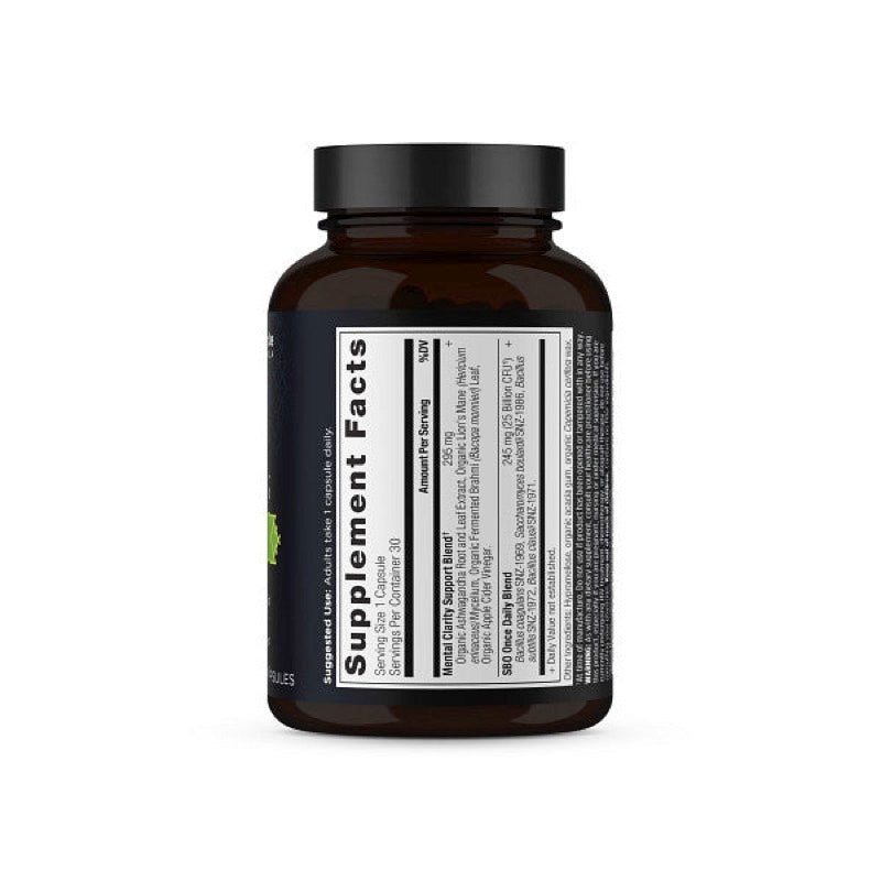 Ancient Nutrition, SBO Probiotics Mental Clarity Once Daily, 30 Capsules UPC 816401025838 | HiLife Vitamins