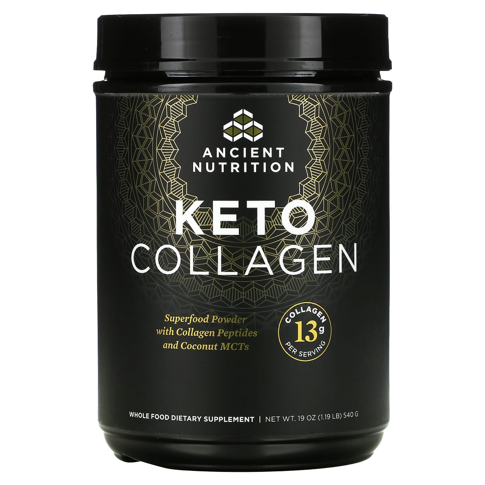 Ancient Nutrition, Ketocollagen, 19 Oz UPC 816401021137 | HiLife Vitamins