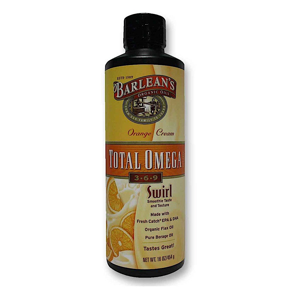 Barlean's, Orange Crème Total Omega, 8 Oz UPC 705875000352 | HiLife Vitamins