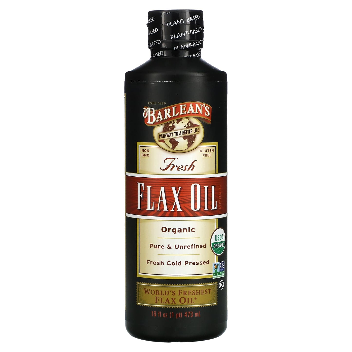Barlean’s, Flax Oil Fresh, 16 Oz Liquid - 705875000130 | Hilife Vitamins