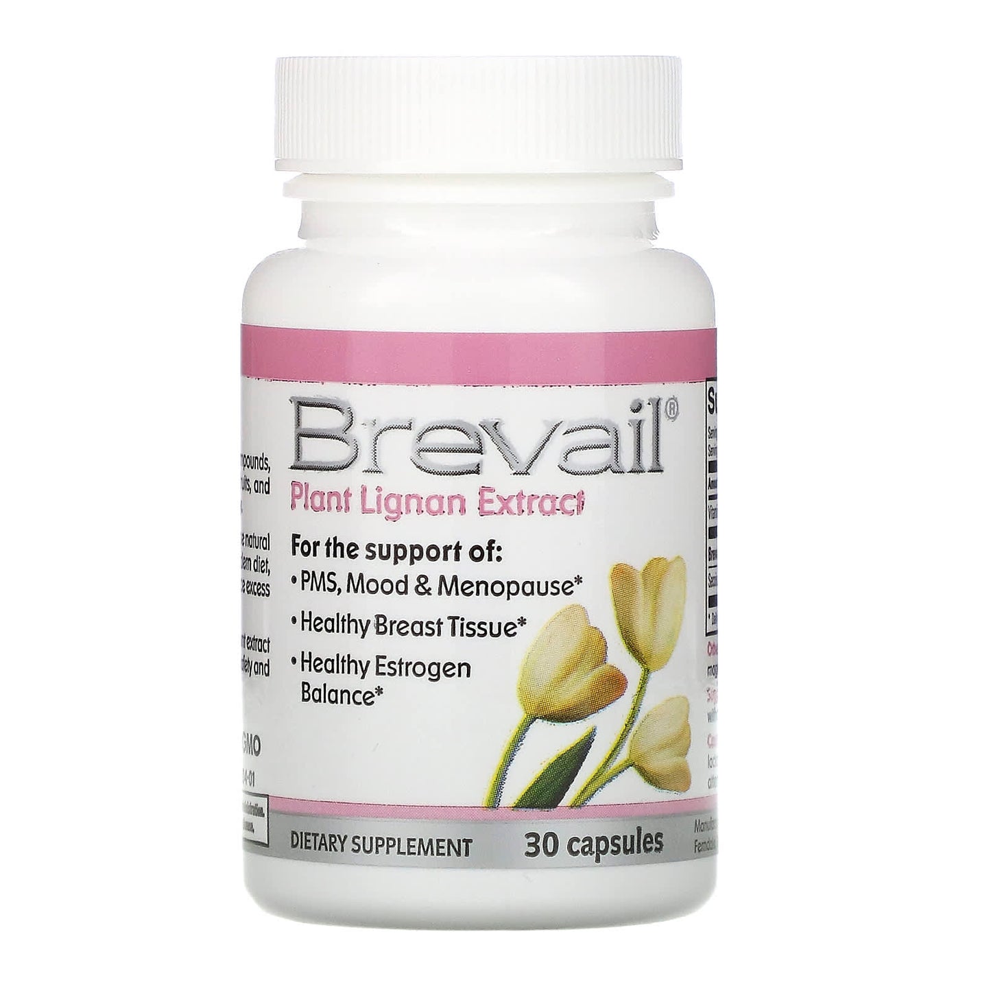 Barlean's, Brevail Plant Lignan Extract, 30 Capsules UPC 705875100267 | HiLife Vitamins