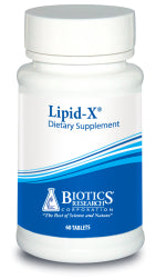 Biotics Research, Lipid-X®, 60 tablets UPC 780053001840 | HiLife Vitamins