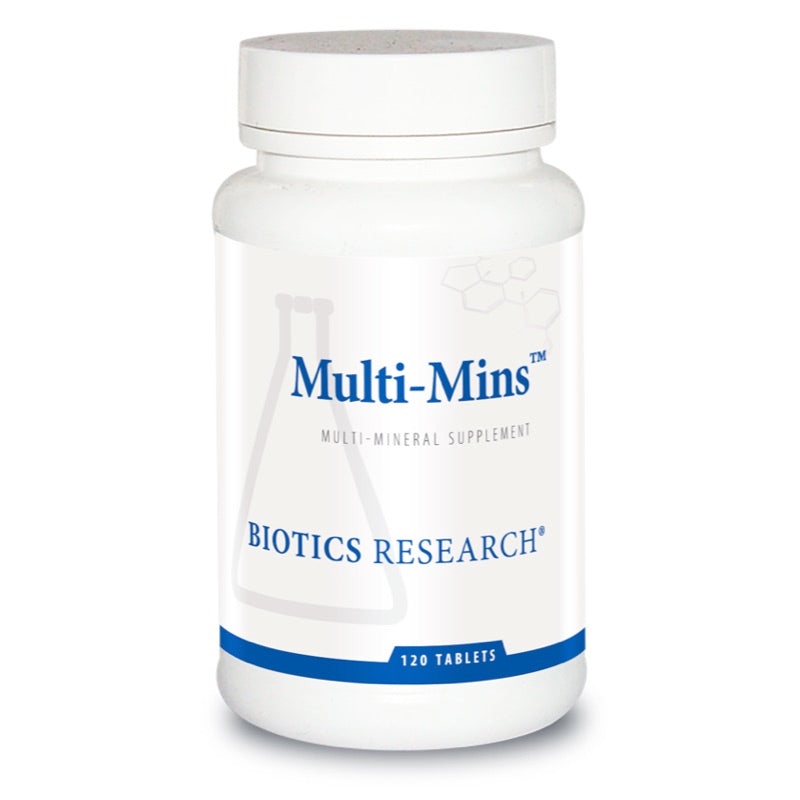Biotics Research, Multi-Mins™ (Potent Mineral Combination), 120 Tablets UPC 780053002052 | HiLife Vitamins