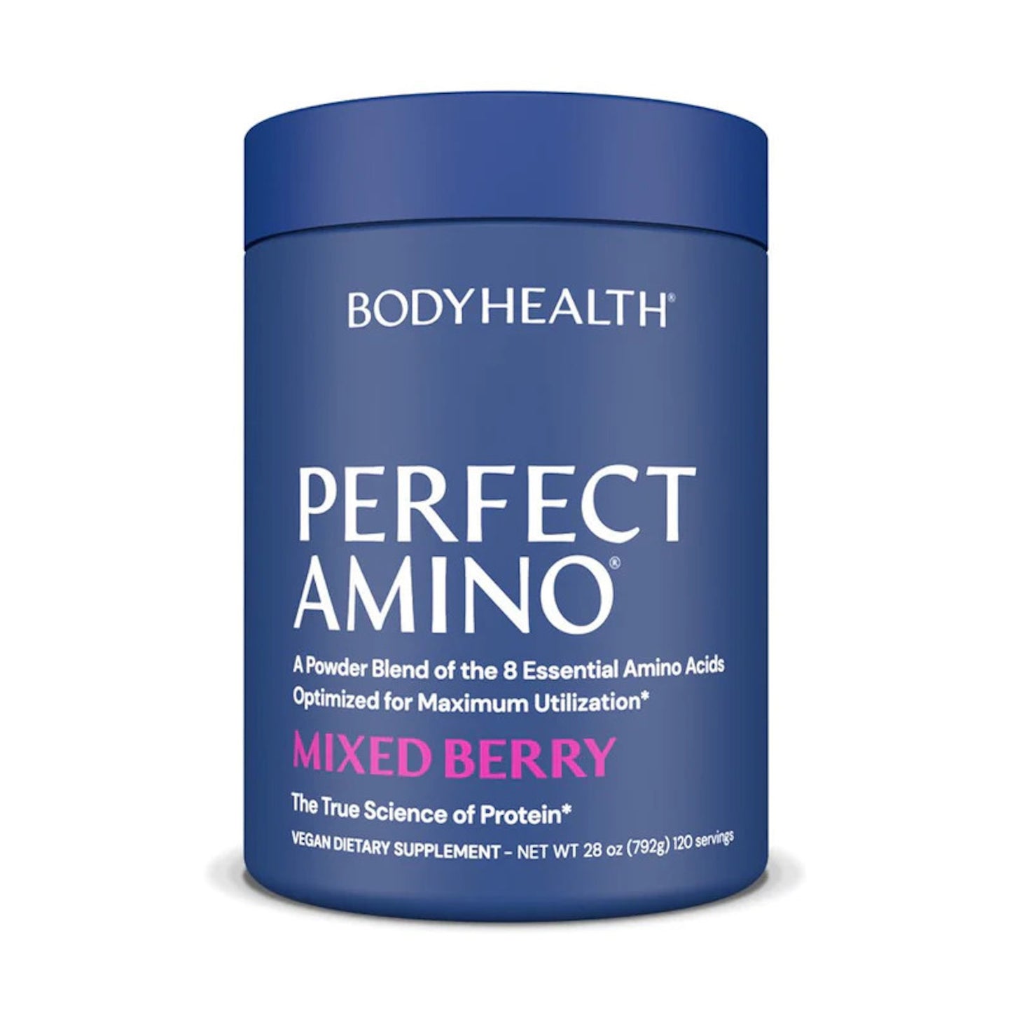 Bodyhealth, Perfect Amino, Mixed Berry, 120 Servings UPC 850039655746 | HiLife Vitamins
