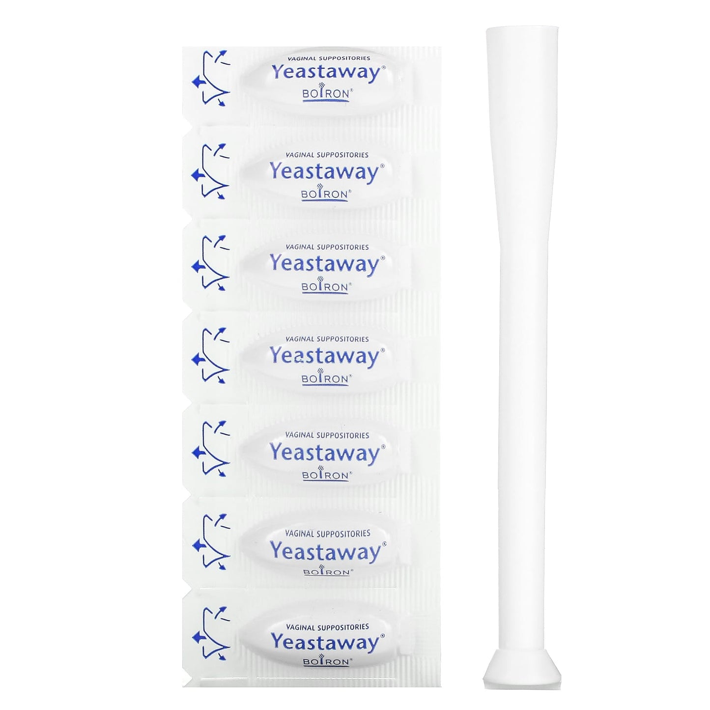 Boiron, Yeastaway 7 Suppositories, 7 Suppositories UPC 306969716984 | HiLife Vitamins