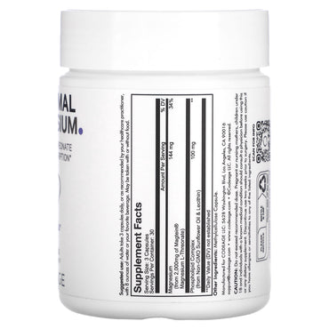 Codeage, Liposomal Magnesium L-Threonate, 90 Capsules UPC 850049609258 | HiLife Vitamins
