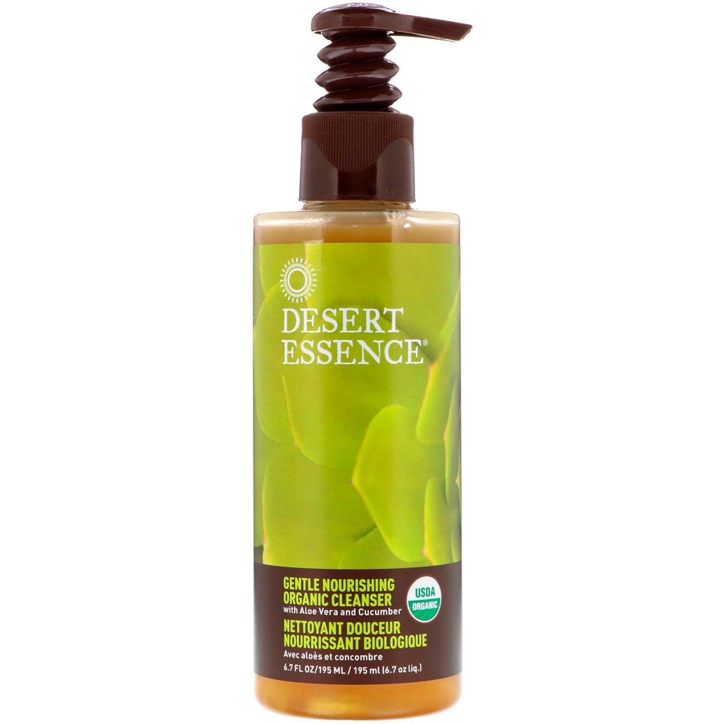 Desert Essence, Gentle Nourishing Organic Cleanser, 6.7 Oz UPC 718334322285 | HiLife Vitamins