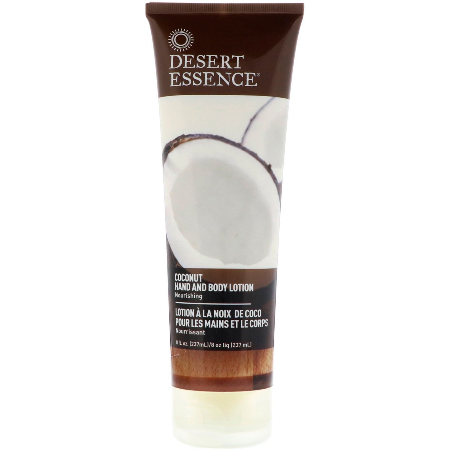 Desert Essence, Organics Coconut Hand & Body Lotion, 8 Oz UPC 718334337432 | HiLife Vitamins