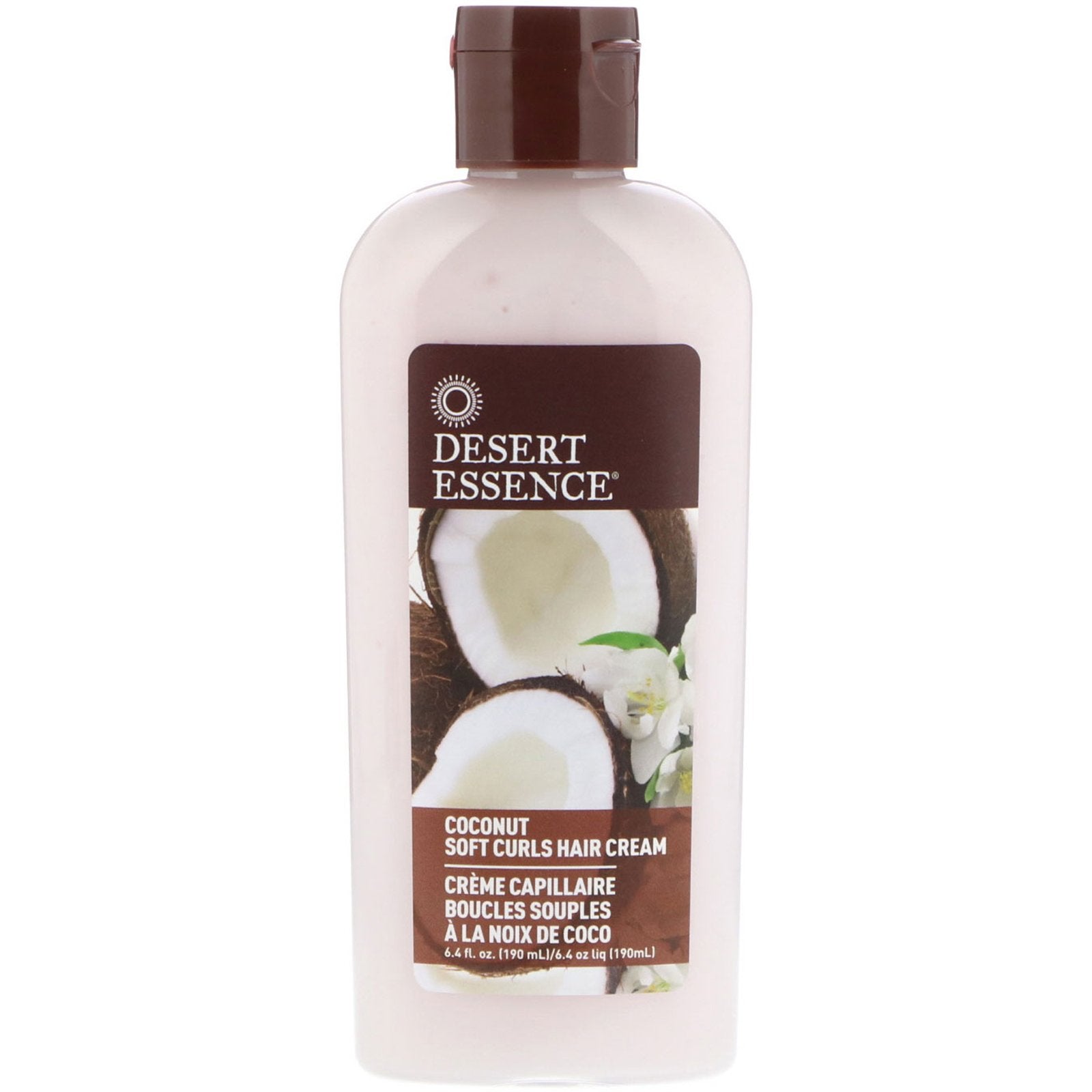 Desert Essence, Soft Curls Hair Cream-Coconut, 6.4 Oz UPC 718334337876 | HiLife Vitamins