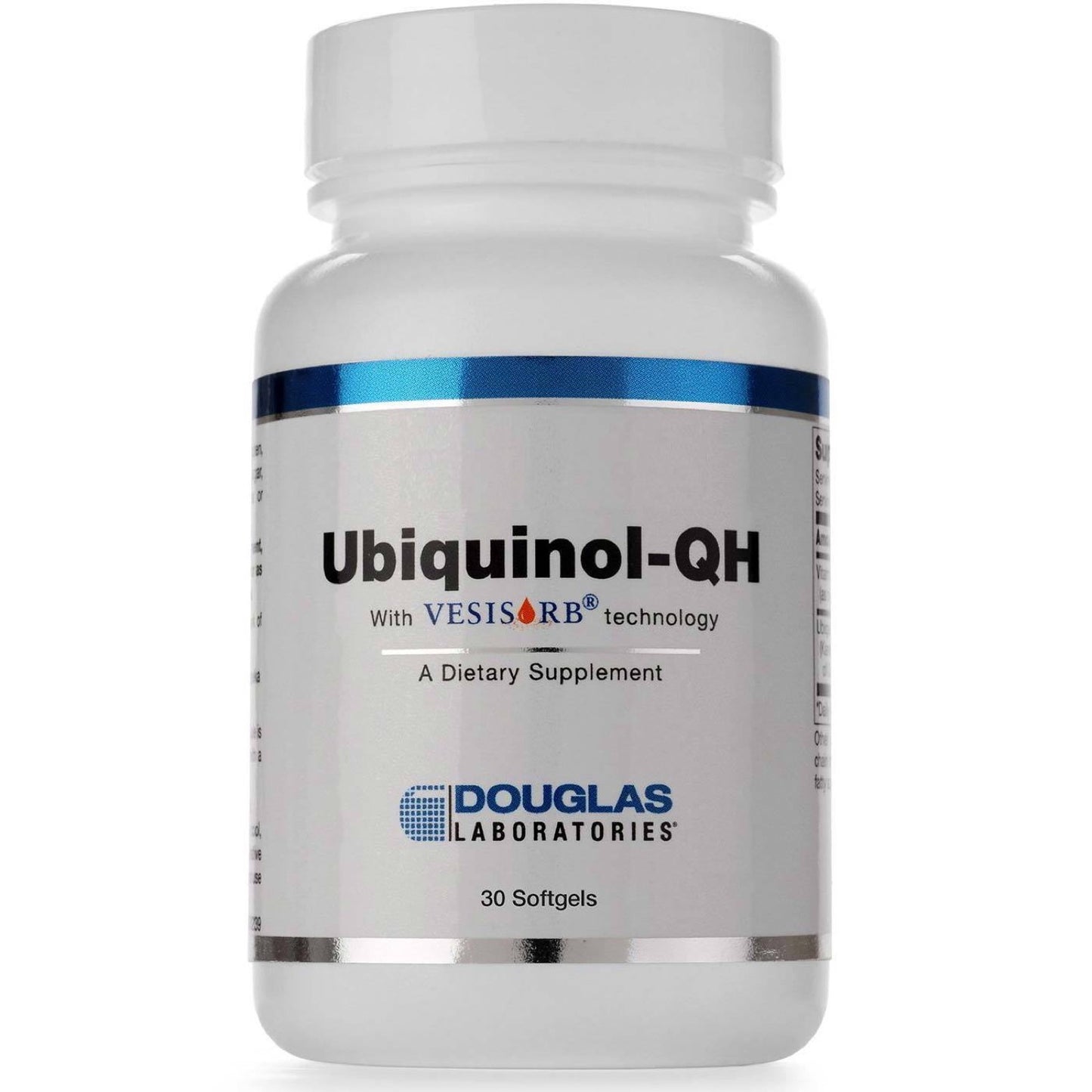 Douglas Laboratories, Ubiquinol-Qh, 30 Softgels UPC 310539039403 | HiLife Vitamins