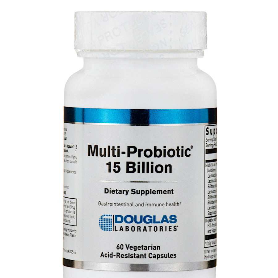 Douglas Laboratories, Multi-Probiotic, 15 Billion CFU, 60 Vegetarian Capsules UPC 310539978818 | HiLife Vitamins