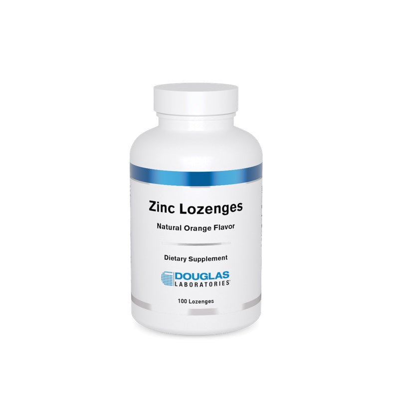 Douglas Laboratories, Zinc Lozenges, 100 Lozenges UPC 310539979518 | HiLife Vitamins