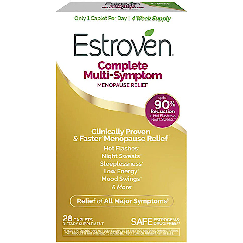 Estroven, Complete Menopause Relief, 28 Caplets UPC 092961040294 | HiLife Vitamins