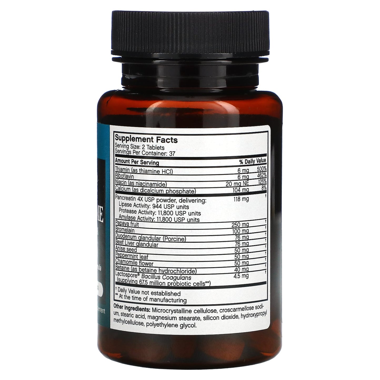 Futurebiotics, Daily Enzyme Complex, 75 Tablets UPC 049479000746 | HiLife Vitamins