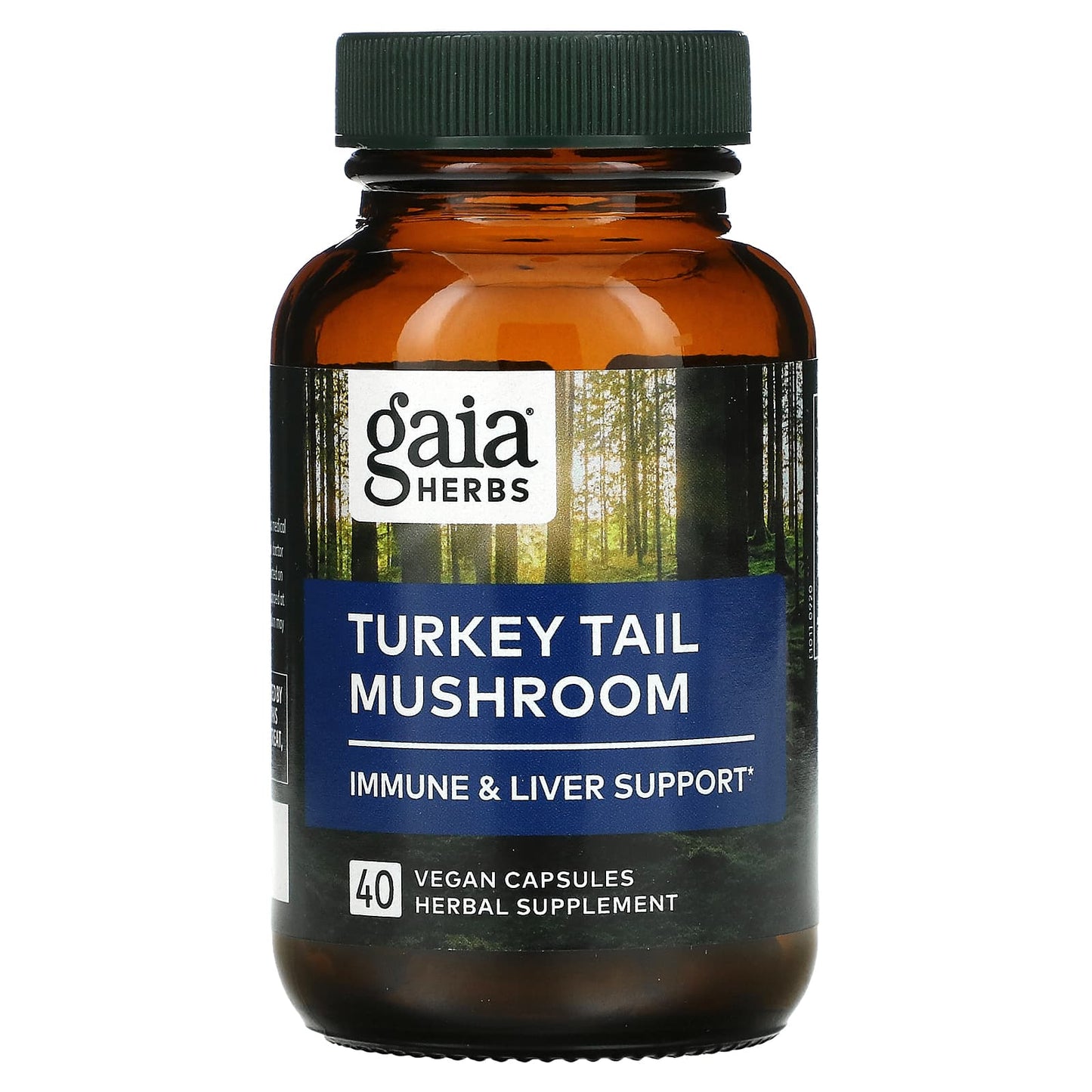 Gaia Herbs, Turkey Tail Mushroom, 40 Vegan Capsules UPC 751063151771 | HiLife Vitamins