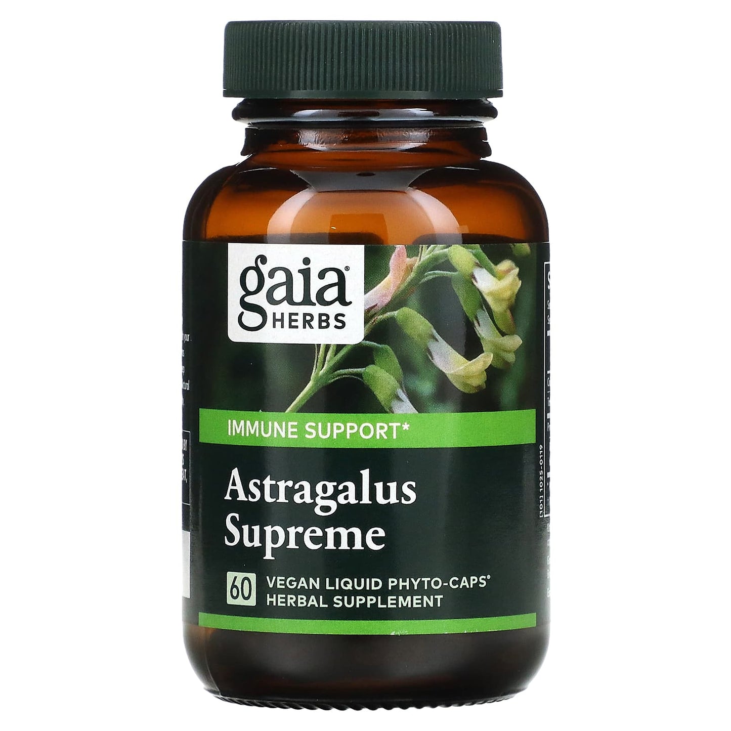 Gaia Herbs, Astragalus Supreme, 60 Vegan Liquid Phyto-Caps UPC 751063401500 | HiLife Vitamins