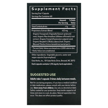 Gaia Herbs, Lactation Support for Women, 60 Vegan Liquid Phyto-Caps UPC 751063402200 | HiLife Vitamins