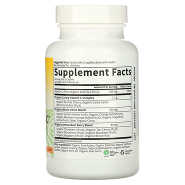 Garden of Life, Living Multi Vitamin C, 60 Vegetarian Caplets UPC 658010111485 | HiLife Vitamins