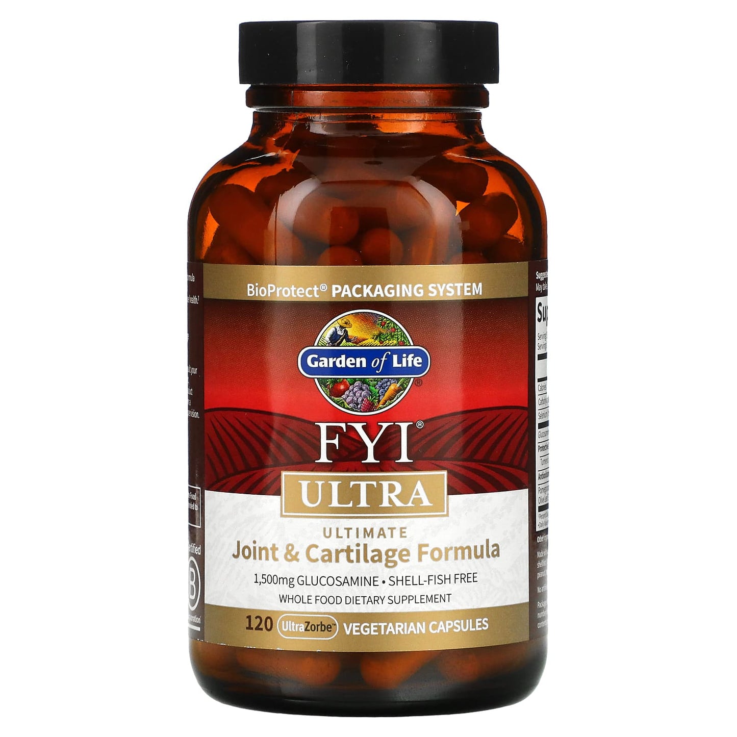 Garden of Life, FYI ULTRA joint and cartilage 120 vcaps, 120 Vegetarian Capsules UPC 658010112543 | HiLife Vitamins