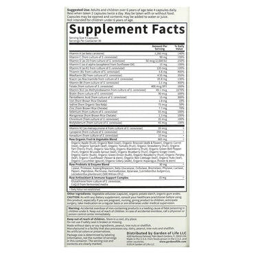 Garden of Life, Vitamin Code - Family Multi, 120 Vegetarian Capsules UPC 658010113700 | HiLife Vitamins