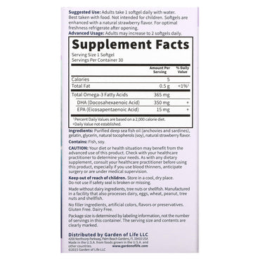 Garden of Life, Oceans 3 - Oceans Mom, 30 Softgels UPC 658010113953 | HiLife Vitamins