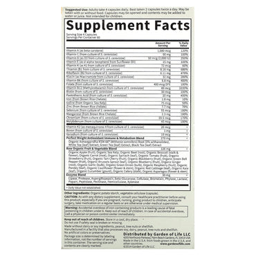 Garden of Life, Vitamin Code - Perfect Weight Multi, 240 Vegetarian Capsules UPC 658010114219 | HiLife Vitamins