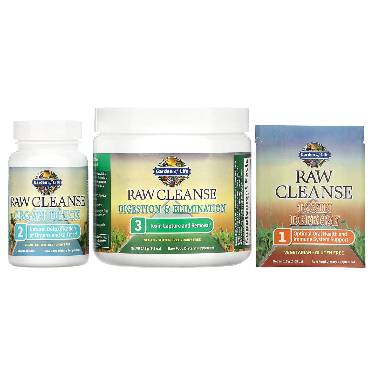 Garden of Life, RAW Cleanse Powder, 5.1 oz UPC 658010114226 | HiLife Vitamins