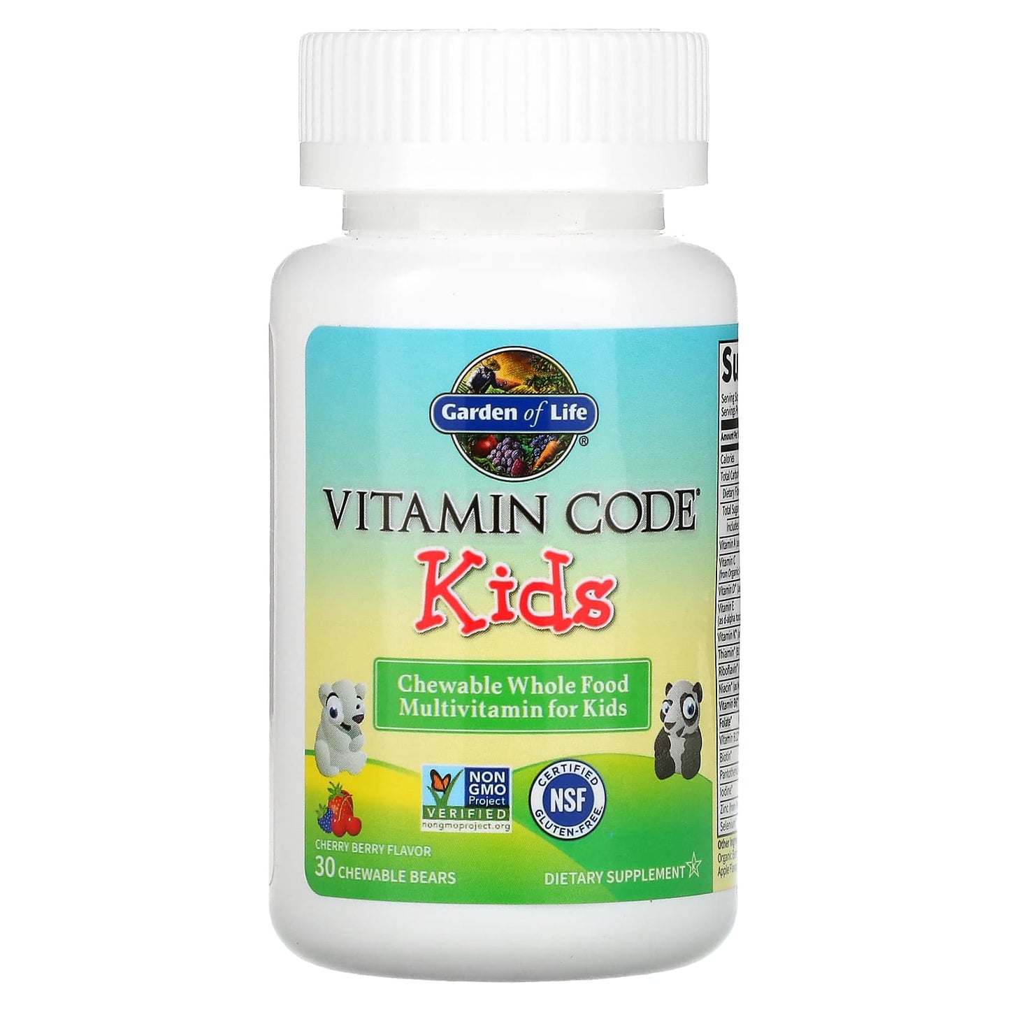 Garden of Life, Vitamin Code - Kids, 30 Chewables UPC 658010114394 | HiLife Vitamins