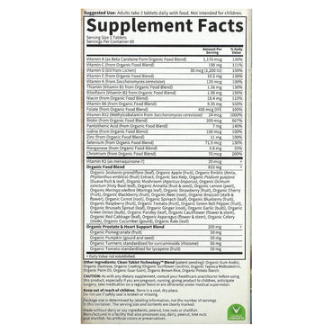Garden of Life, MyKind Organics, Men's Multi 40+, Whole Food Multivitamin, 120 Vegan Tablets UPC 658010117692 | HiLife Vitamins