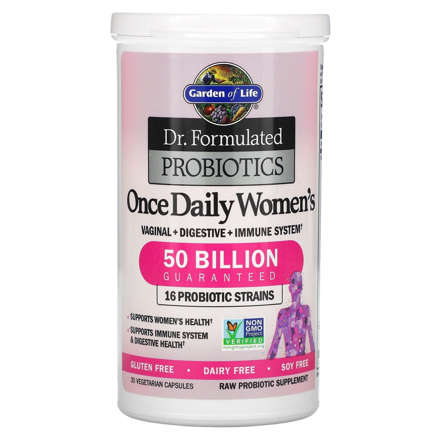 Garden of Life, Dr. Formulated Probiotics Once Daily Women's, 30 Capsules UPC 658010118323 | HiLife Vitamins