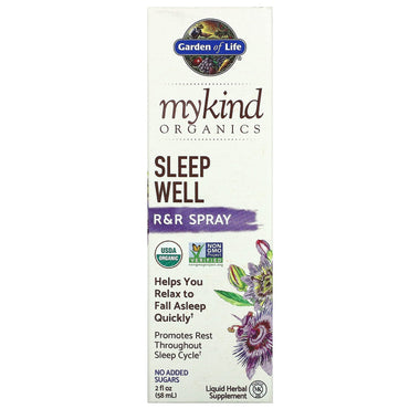 Garden of Life, Mykind Organics Herbal Sleep Well, 2 Oz UPC 658010123211 | HiLife Vitamins