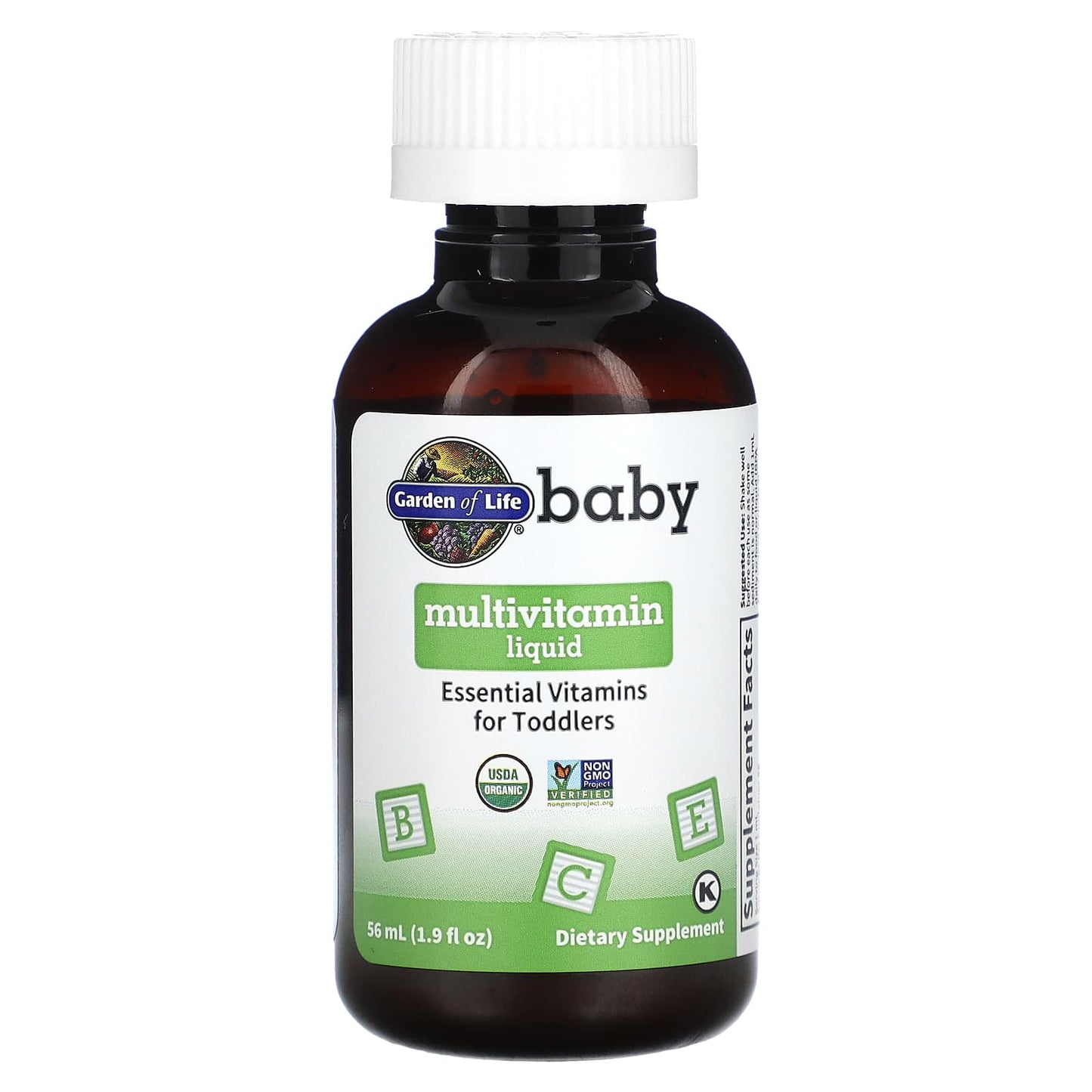 Garden of Life, Baby, Multivitamin Liquid, 1.9 fl oz UPC 658010125208 | HiLife Vitamins