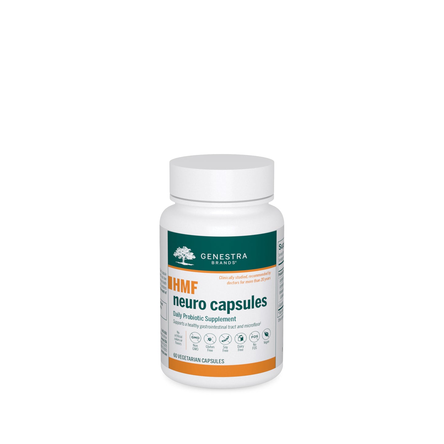 Genestra, HMF Neuro Capsules, 60 Vegetarian Capsules UPC 883196100132 | HiLife Vitamins