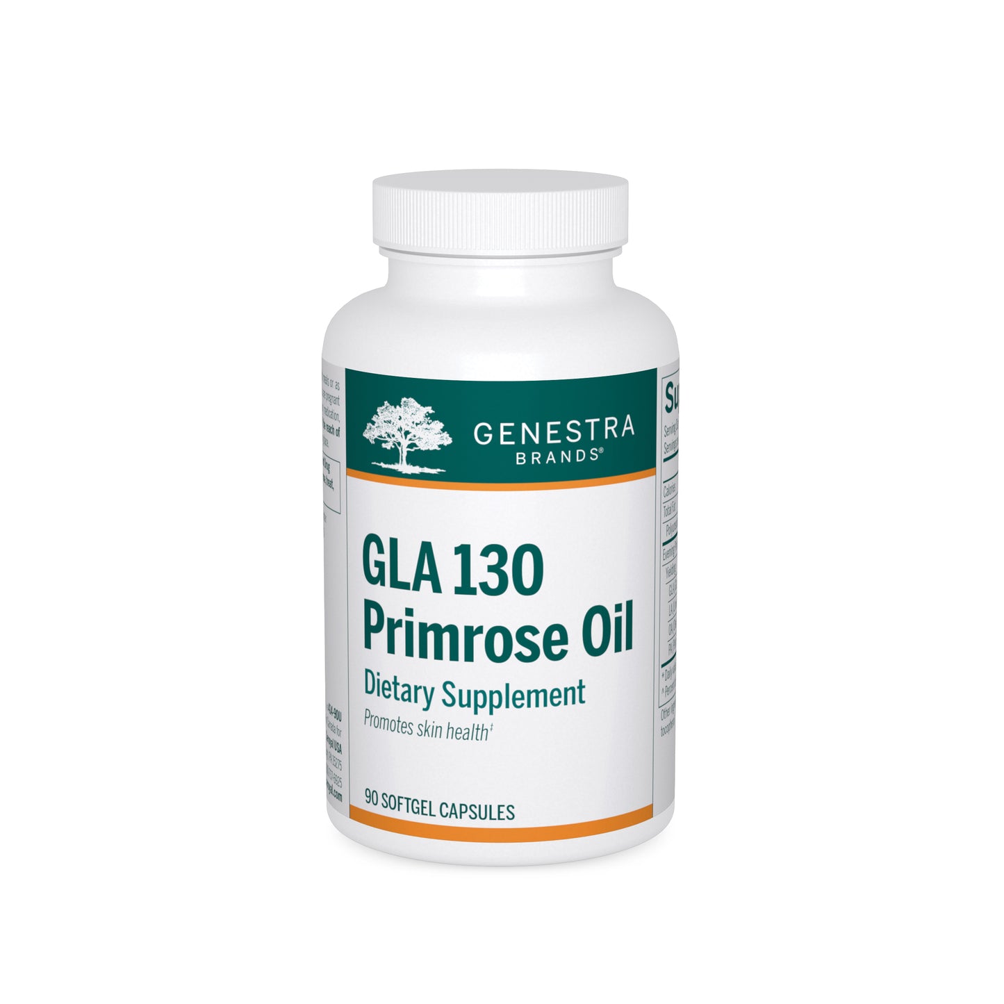 Genestra, GLA 130 Primrose Oil, 90 Vegetarian Capsules UPC 883196100903 | HiLife Vitamins